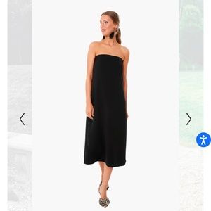 Tuckernuck Black Strapless Dress. Size L. NEVER WORN! New with tags!